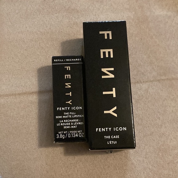Fenty Beauty Makeup Hp 67 Fenty Icon Case And The Fill Lipstick In
